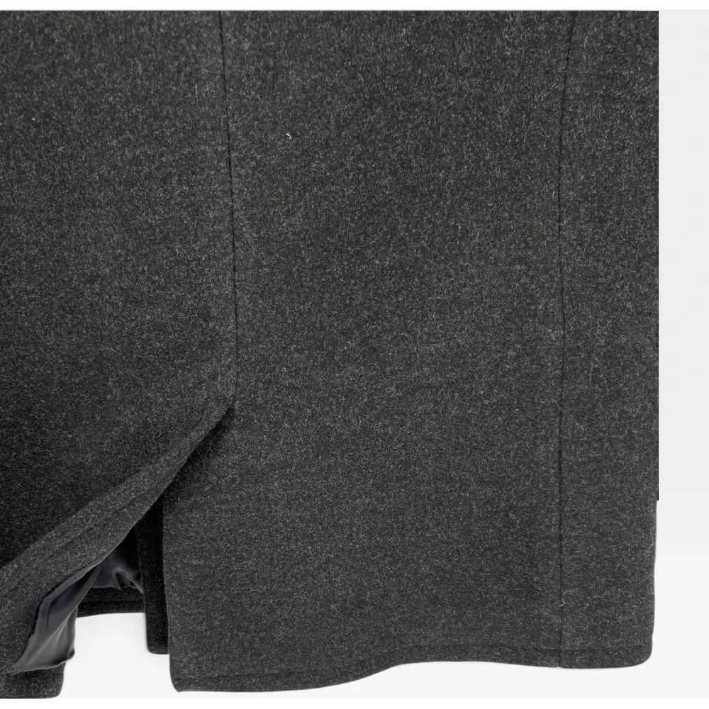 Polo Ralph Lauren Pea Coat Mens L 100% Melton Wool Double Breasted Maritime